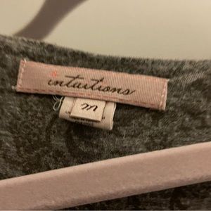 Grey filigree design Intuitions size Medium dress